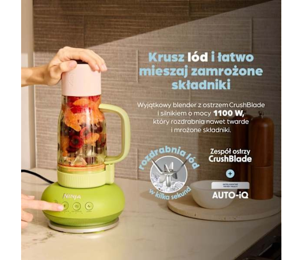 Ninja Blender z przenośnym kubkiem Ninja BlendbossDB351EUST beżowy - 1515175 - zdjęcie 3